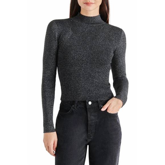 NEW STEVE MADDEN serita sweater in black - Picture 1 of 3